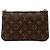 Borsa a tracolla Illustre Vivienne Shanghai con zip Pochette foderata con monogramma marrone Louis Vuitton - vista 3