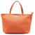 Salvatore Ferragamo Orange Ferragamo Gancini Handbag Leather  ref.1313437