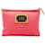 Rosafarbene Louis Vuitton Antigua Pochette PM-Tasche Pink Leinwand  ref.1313450