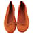 Ballerines en daim Gucci en taille orange 37 ½ Suede  ref.1313461