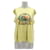 SAINT LAURENT Tops Camiseta.Internacional L Algodón Amarillo  ref.1313549
