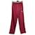 BALENCIAGA  Trousers T.fr 44 polyester Dark red  ref.1313558