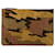 Embreagem de retalhos de camuflagem de camurça marrom Burberry Suécia Couro  ref.1313689