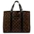 Louis Vuitton Cabas de week-end Macassar monogramme marron PM Toile  ref.1313733