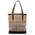 Burberry Brown House Check Tote Bag Beige Leather Cloth Pony-style calfskin Cloth  ref.1313736