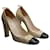 Chanel Zapatos de tacón Beige Charol  ref.1313740