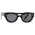 Céline Óculos de sol Celine Cat Eye em plástico preto  ref.1313762