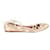 Etro Embroidered Ballet Flats in Champagne Silk Beige Satin  ref.1313763