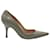 Manolo Blahnik Pointed Pumps in Grey Leather  ref.1313770