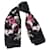 Lenço floral Givenchy em seda preta Preto  ref.1313777