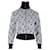Chanel Logo-Print Bomber Jacket in Black and White Wool  ref.1313787