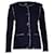 Veste de soirée boutonnée Chanel en laine bleu marine  ref.1313790