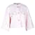Giacca Chanel con bottoni e maniche a un quarto in tweed rosa chiaro Cotone  ref.1313792