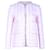 Jaqueta de noite xadrez Chanel em algodão rosa e branco  ref.1313794