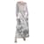 Autre Marque Vestido maxi transparente estampado branco - tamanho Reino Unido 10  ref.1313823