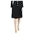 Autre Marque Black pleated wool skirt - size UK 18  ref.1313838