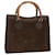 GUCCI Bamboo Tote Bag Suede Brown 002 1186 0260 Auth ep3687  ref.1313864
