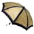 FENDI Zucchino Canvas folding Umbrella Nylon Gold Black Auth bs12295 Golden  ref.1313878