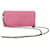 Autre Marque BOTTEGAVENETA INTRECCIATO Chain Shoulder Bag Leather Pink Auth 69077  ref.1313913