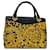 Bolsa de mão Gianni Versace em lona amarela Auth bs12591 Amarelo  ref.1313988