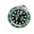 ROLEX Submariner fecha esfera verde 116610LV Hombres Plata Acero  ref.1314003