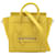 Céline Luggage Nano Drummed Calfskin Leather 2-Ways Tote Bag Yellow  ref.1314034