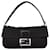 Fendi – Baguette-Tasche mit FF-Schnalle, schwarz Baumwolle  ref.1314042