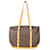 Louis Vuitton Canvas Monogram Babylone Shopper Bag Brown Cloth  ref.1314057