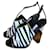 Jimmy Choo Zebra Sandals Size 41 EU Multiple colors Pony-style calfskin  ref.1314064