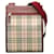 Burberry Brown House Check Crossbody Bag Pony-style calfskin Cloth  ref.1314130
