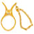 Hermès Porte-gants Hermes Gold Filou Métal Plaqué or Doré  ref.1314146