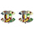 Boucles d'oreilles à clip avec drapeaux internationaux en argent Chanel Métal  ref.1314152