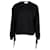 McQ Alexander McQueen Fringed Sweatshirt aus schwarzer Baumwolle  ref.1314211