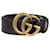 Gucci Cintura in pelle marrone con fibbia GG oversize  ref.1314216