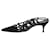 Manolo Blahnik Black suede slingback heels - size EU 40  ref.1314247