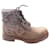 Timberland Bottes, boots Cuir Toile Gris Taupe  ref.1314250