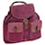 GUCCI Bamboo Backpack Suede Pink 003 2058 auth 67823  ref.1314282