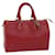 Louis Vuitton Epi Speedy 25 Bolsa de Mão Castelhano Vermelho M43017 Autenticação de LV 69191 Couro  ref.1314288