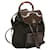 GUCCI Bamboo Backpack Nylon Enamel Brown 003 2058 0030 5 auth 68035  ref.1314323