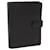 LOUIS VUITTON Epi Agenda MM Day Planner Cover Black R20042 LV Auth th4659 Leather  ref.1314374