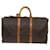 Louis Vuitton Keepall 50 Brown Cloth  ref.1314458