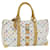 Louis Vuitton Keepall 45 Branco Lona  ref.1314663