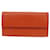 Louis Vuitton Portefeuille Sarah Orange Leather  ref.1314775