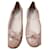 Prada Sapatilhas de couro envernizado rosa bege empoeirado Pescaria  ref.1315060