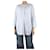 Jil Sander Light blue striped shirt blouse - size UK 12 Cotton  ref.1315118