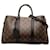 Louis Vuitton Brown Monogram Soufflot MM Leather Cloth Pony-style calfskin  ref.1315168
