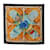 Hermès Orange Varangues Silk Scarf Cloth  ref.1315182