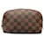 Louis Vuitton Brown Damier Ebene Cosmetic Pouch Cloth  ref.1315185