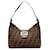 Fendi Brown Zucca Shoulder Bag Cloth Cloth  ref.1315189