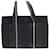 Hermès HERMES TROCA MM CABAS HAND BAG IN CANVAS & BLACK LEATHER TOTE TOTE HAND BAG  ref.1315228